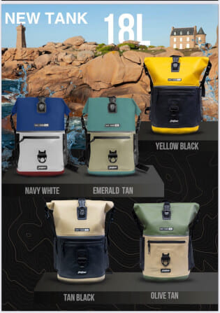 กระเป๋าเป้กันน้ำ FEELFREE NEW DRY TANK ขนาด 18L สี EMERALD/TAN_7